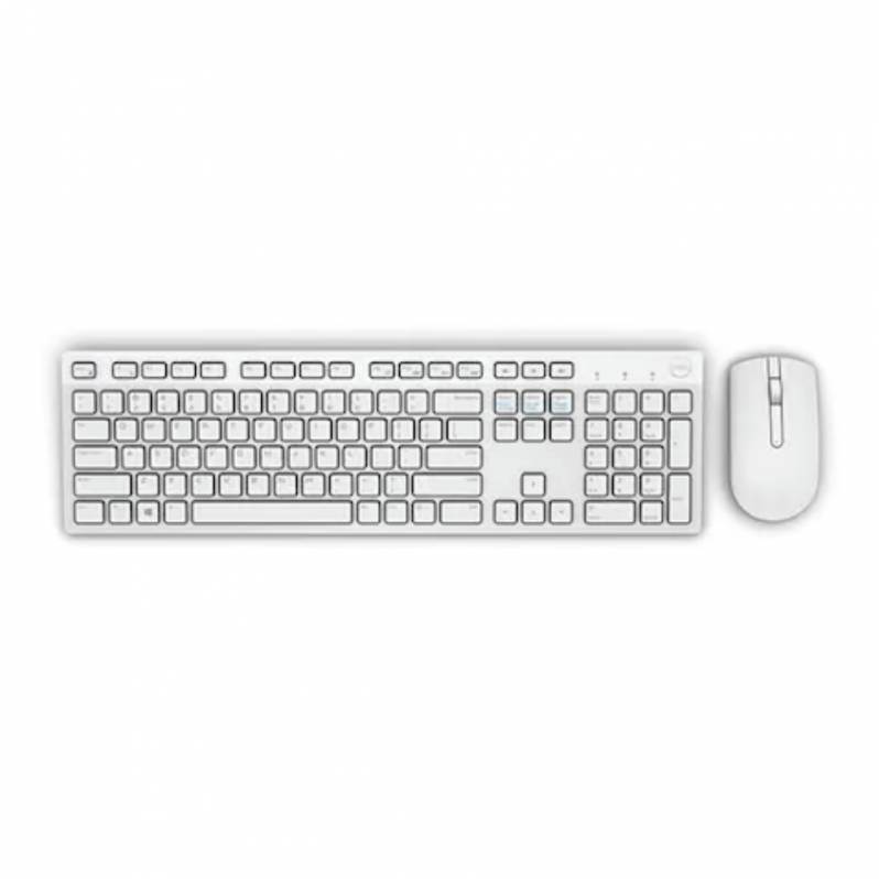 Kit tastatura si mouse Dell KM636, wireless, alb