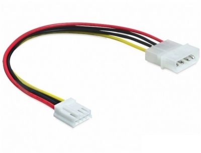 Cablu de alimentare Molex Delock, 4 pini la floppy, T-M, 22cm