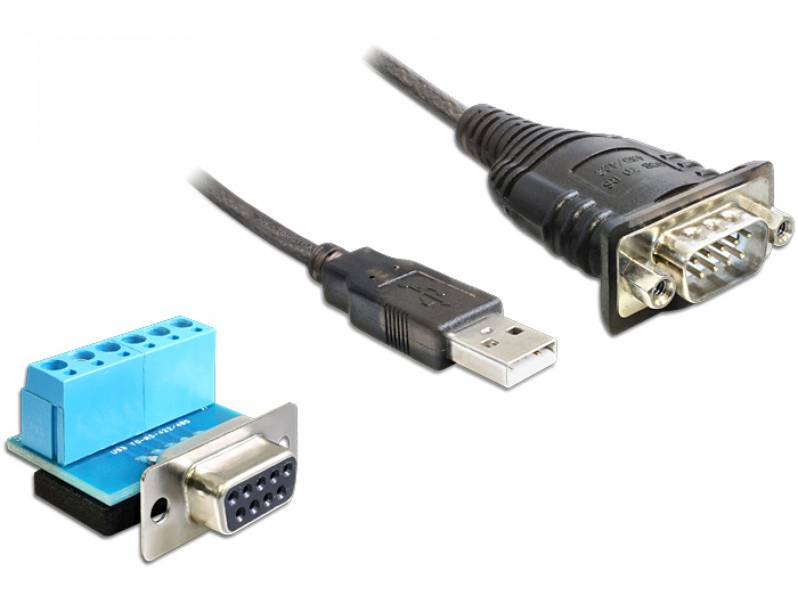 Cablu Delock 62406, USB la Serial RS-422/485