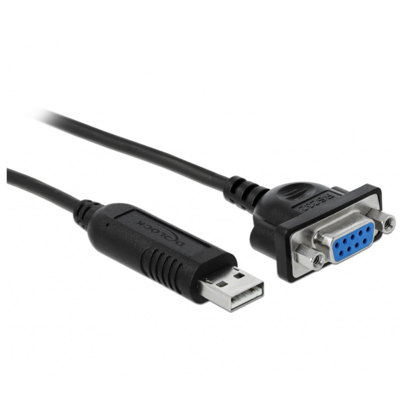 Adaptor USB la serial Delock, DB9 FTDI 1.8M