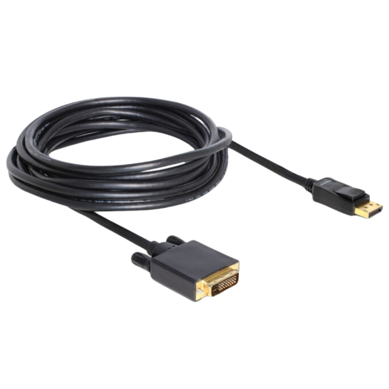 Cablu Delock DisplayPort 1.2M la DVI 24+1M, 5 m