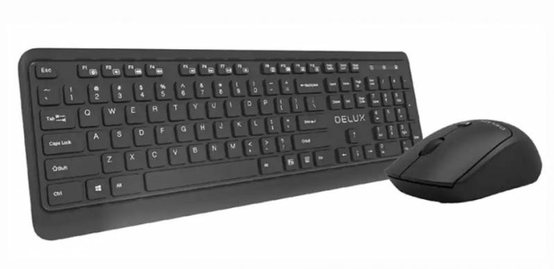 Kit tastatura si mouse Delux KA190+M320, wireless