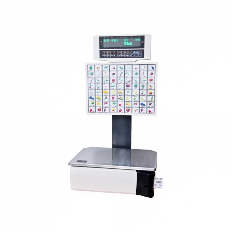 Cantar Digi SM-100BS+, 6/15 kg, panou autoservire, display 2 linii