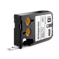 Banda vinil Dymo XTL DY1868751, 12 mm, negru/alb