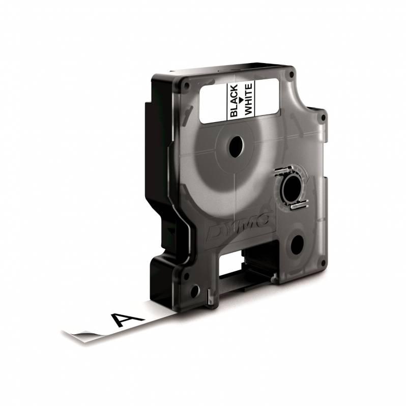 Banda laminata Dymo D1 DY40913 9mm, Negru/Alb