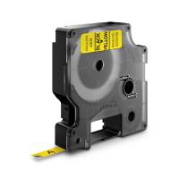 Dymo D1 DY43618 Laminatband 6mm, Schwarz/Gelb