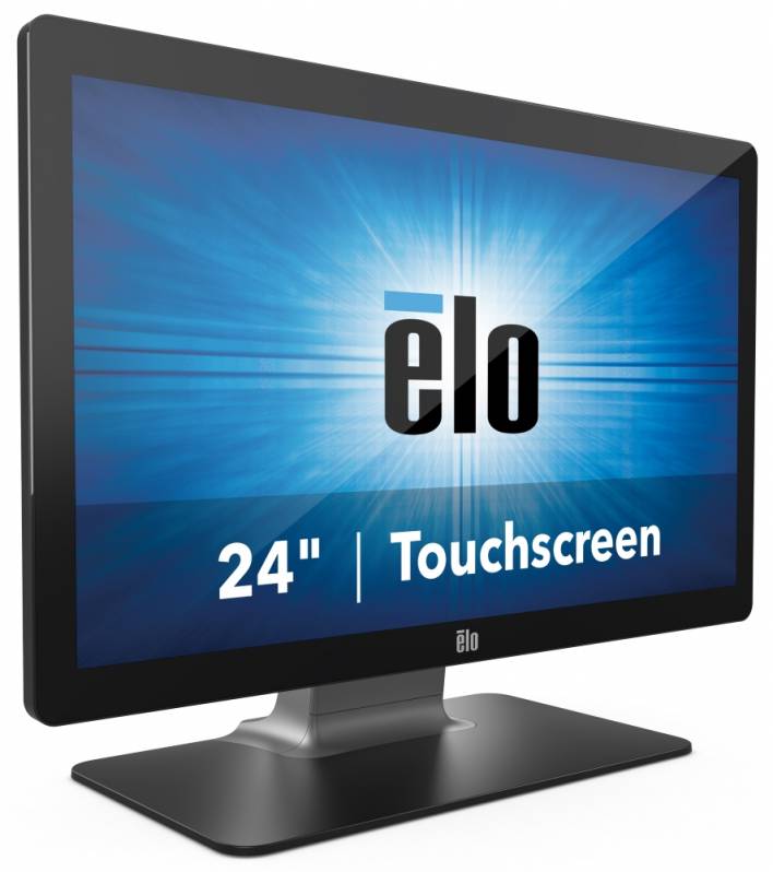 Monitor POS Touchscreen Elo Touch 2402L, 24 Zoll, PCAP, Ständer, schwarz