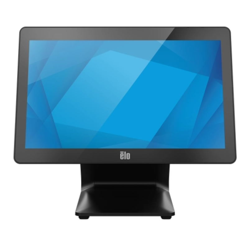 Sistem POS touchscreen Elo Touch I-Series 3, 15.6 inch, FHD, PCAP, Intel Celeron, Win 10 IoT, stand, negru