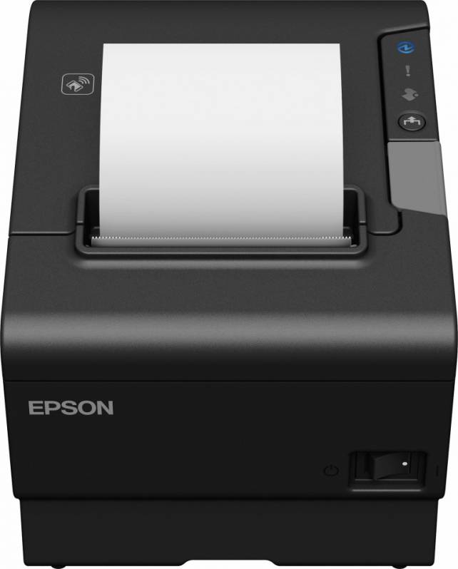 Imprimanta termica Epson TM-T88VI, USB, Serial, Ethernet, cutter, neagra