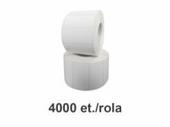 Plastik - Etikettenrolle 70x38mm, 4000 St./Rolle