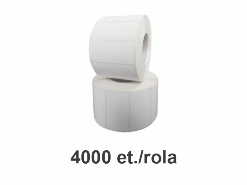 Rola etichete plastic 70x38mm, 4000 et./rola