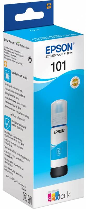 Flacon cerneala Epson 101 EcoTank, cyan