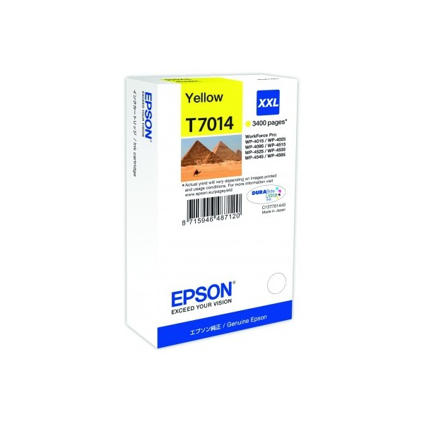 Cartus cerneala Epson T7014 XXL, galben