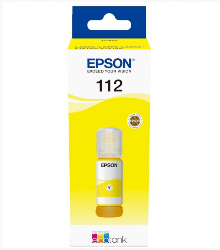 Flacon cerneala pigment Epson EcoTank L112, galben