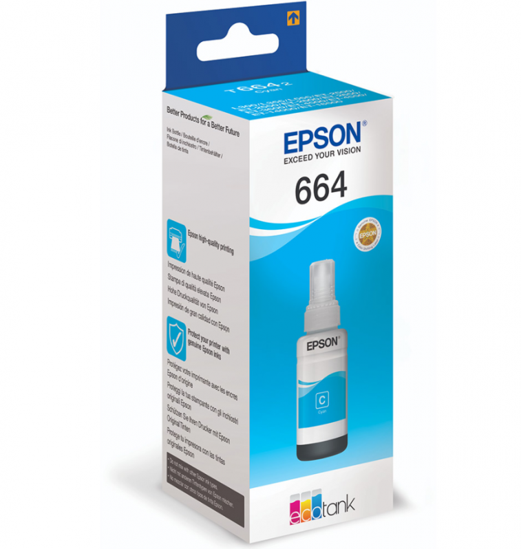 Flacon cerneala Epson T6642 EcoTank, cyan