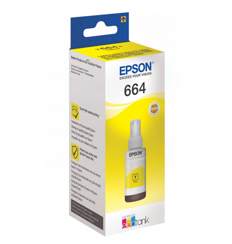 Flacon cerneala Epson T6644 EcoTank, galben