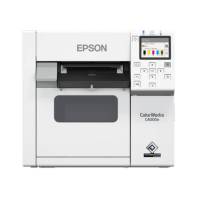 Epson ColorWorks C4000E Farbetikettendrucker (mk), mattes Papier, Automatik-Schneider