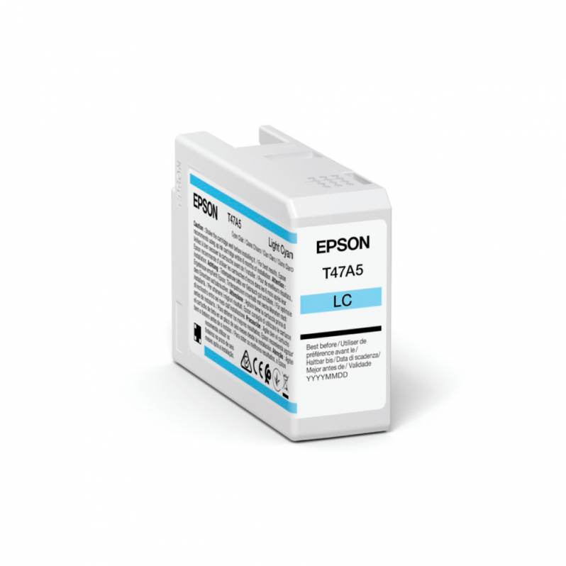 Cartus cerneala Epson T47A5 pentru Epson SureColor SC-P 900, cyan deschis