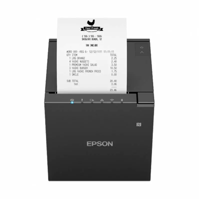 Imprimanta termica Epson TM-m30III, Wi-Fi, Bluetooth, POS, negru