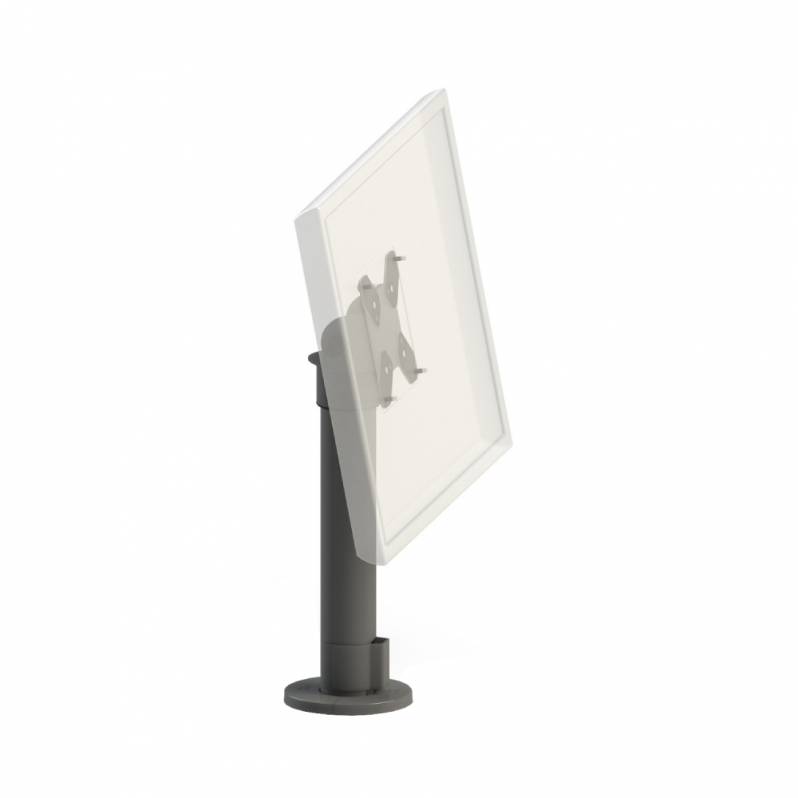 Suport SpacePole pentru monitor, top mount, negru