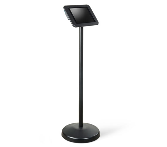 Stand de podea SpacePole Dock&Charge pentru Apple iPad, negru