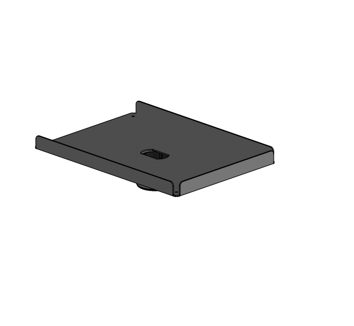 Suport SpacePole SPV3107-021 pentru imprimante, negru
