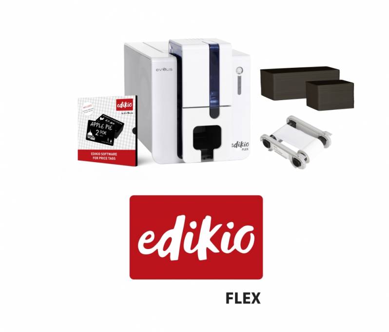 Imprimanta de carduri Evolis Edikio Flex Bundle
