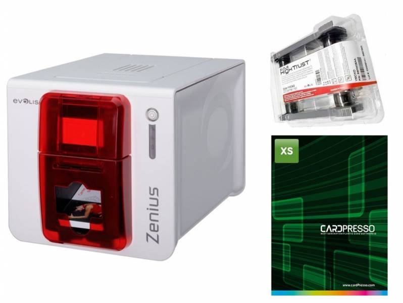 Imprimanta de carduri Evolis Zenius Classic Bundle