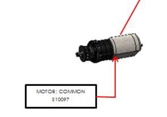 Motor de tractiune cu reductor imprimanta Evolis