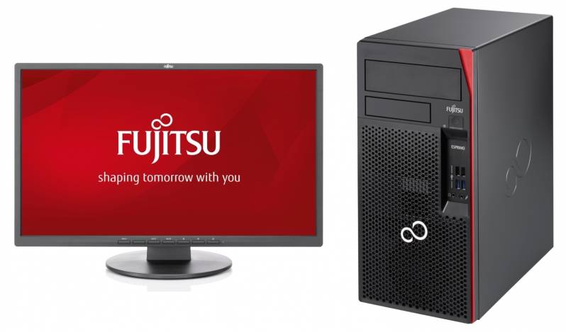 Sistem Fujitsu ESPRIMO P557/E85 + monitor E22-8 TS Pro