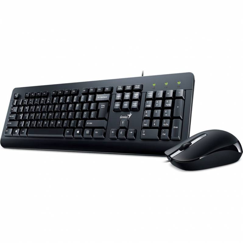 Kit tastatura si mouse Genius KM-160, wired, USB