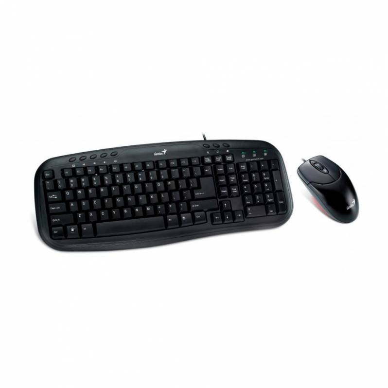 Kit tastatura si mouse Genius Smart KM-200, USB, negru