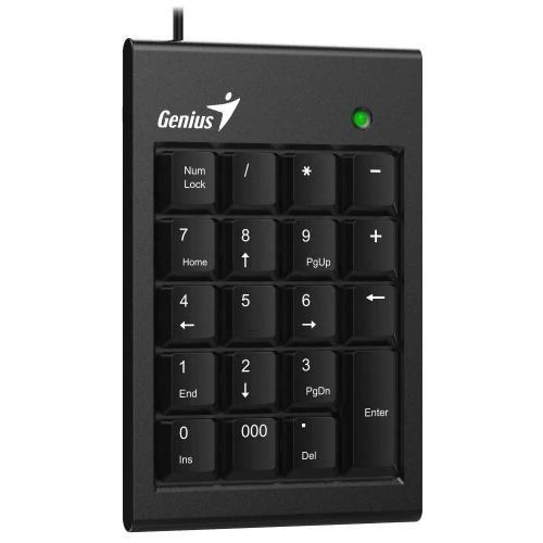 Tastatura numerica Genius Numpad 100, USB, 19 taste, neagra