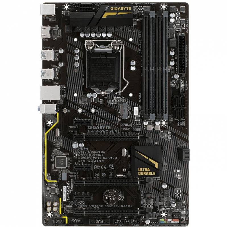 Placa de baza GIGABYTE Z270P-D3, ATX, socket 1151