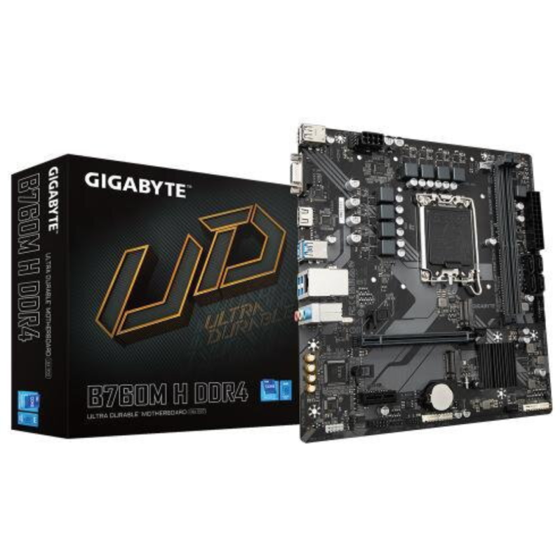 Placa de baza Gigabyte B760M H DDR4 LGA1700