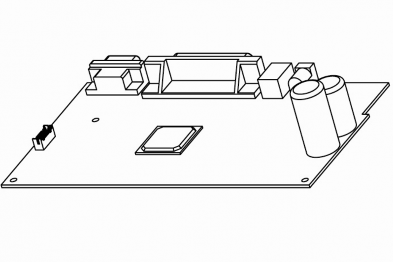 Placa de baza pentru imprimante Godex G500/G530