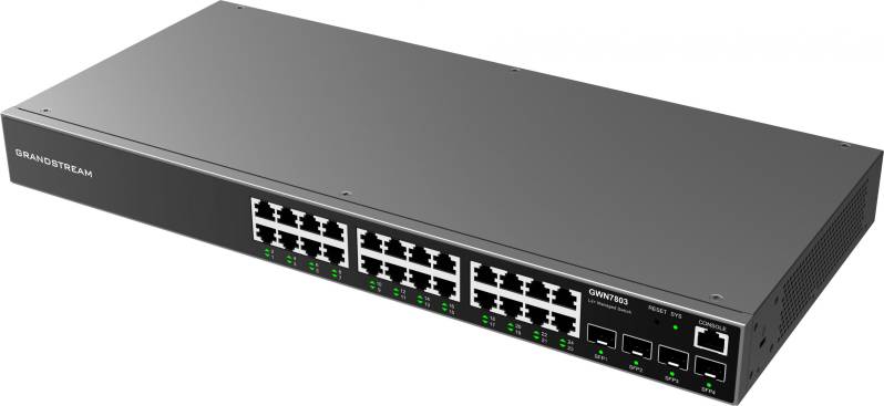 Switch Grandstream Ethernet Gigabit 24 de porturi - GWN7803