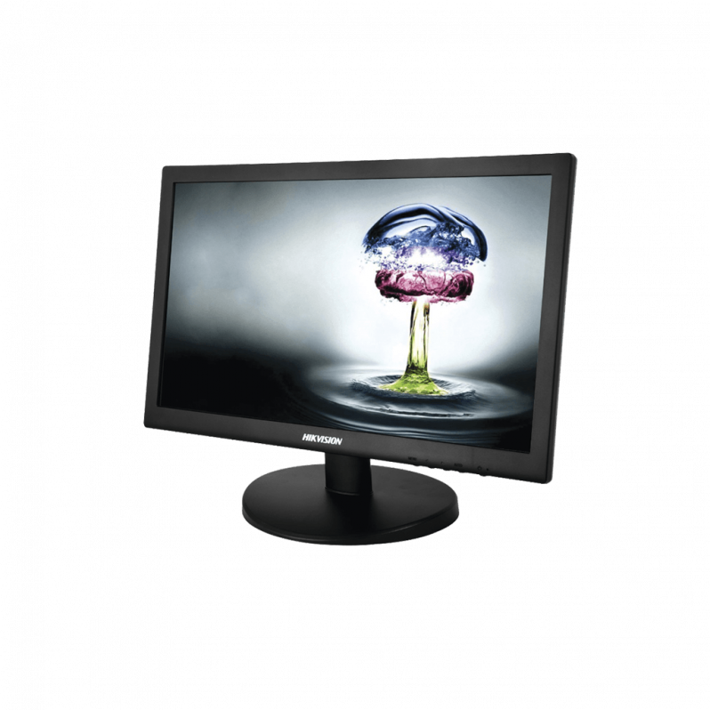 Monitor LED Hikvision DS-D5019QE-B, 18.5", 1366x768 px, filtru 3D