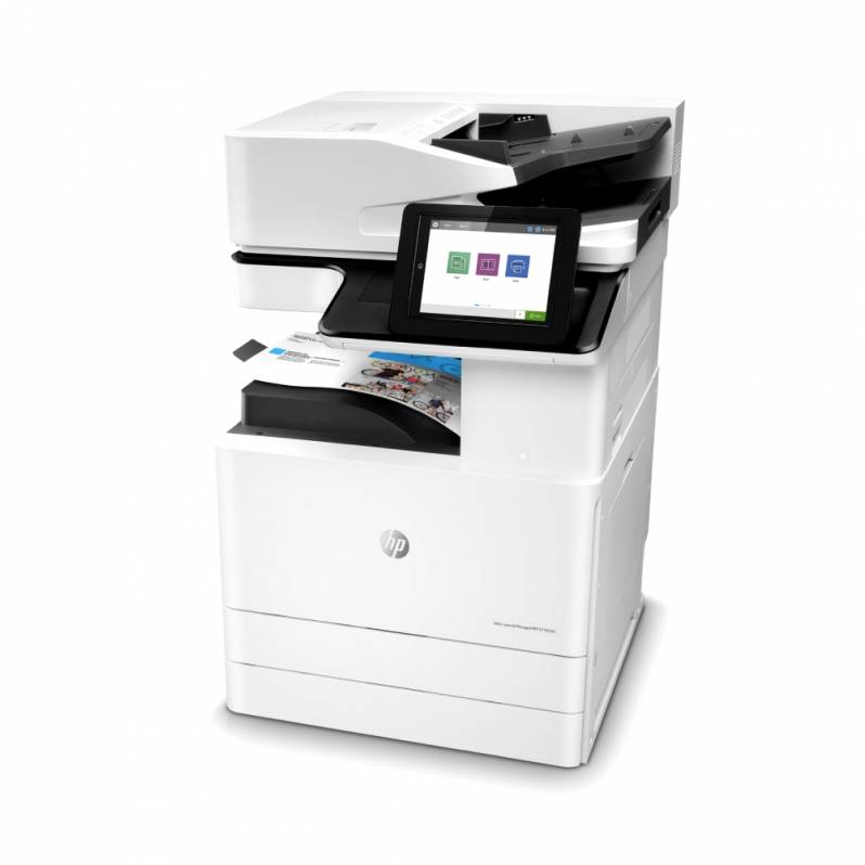 Multifunctional laser color HP LaserJet Managed E7822dn+DADF+masa+set tonere