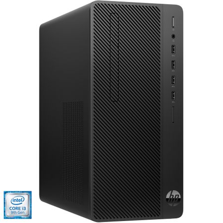 Sistem PC HP 290 G3 MT, i3-9100, 8 GB RAM DDR4, 256 GB SSD, Win 10 Pro