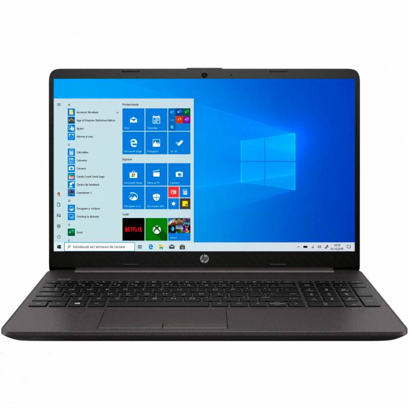 Laptop HP 250 G8, 15.6 inch, i5-1135G7, 8GB, 256GB, Iris Xe Graphics, Win 10 Pro, gri inchis