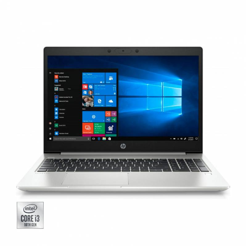 Laptop HP ProBook 450 G7, 15.6 inch, i3-10110U, 8GB, 256GB, Win 10 Pro, argintiu