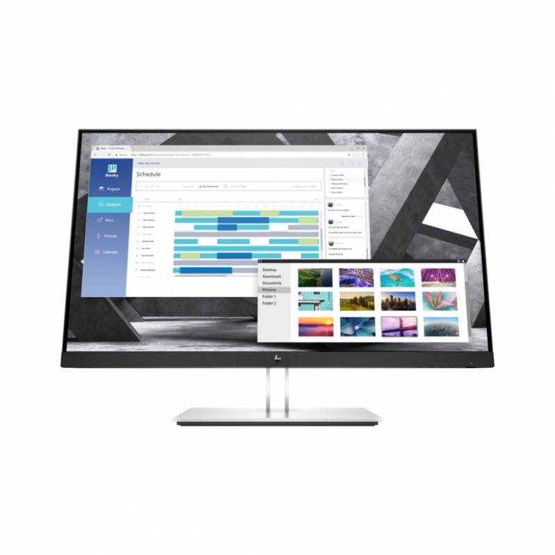 Monitor LED HP E27q G4, 27 inch, IPS, QHD, USB, HDMI, negru