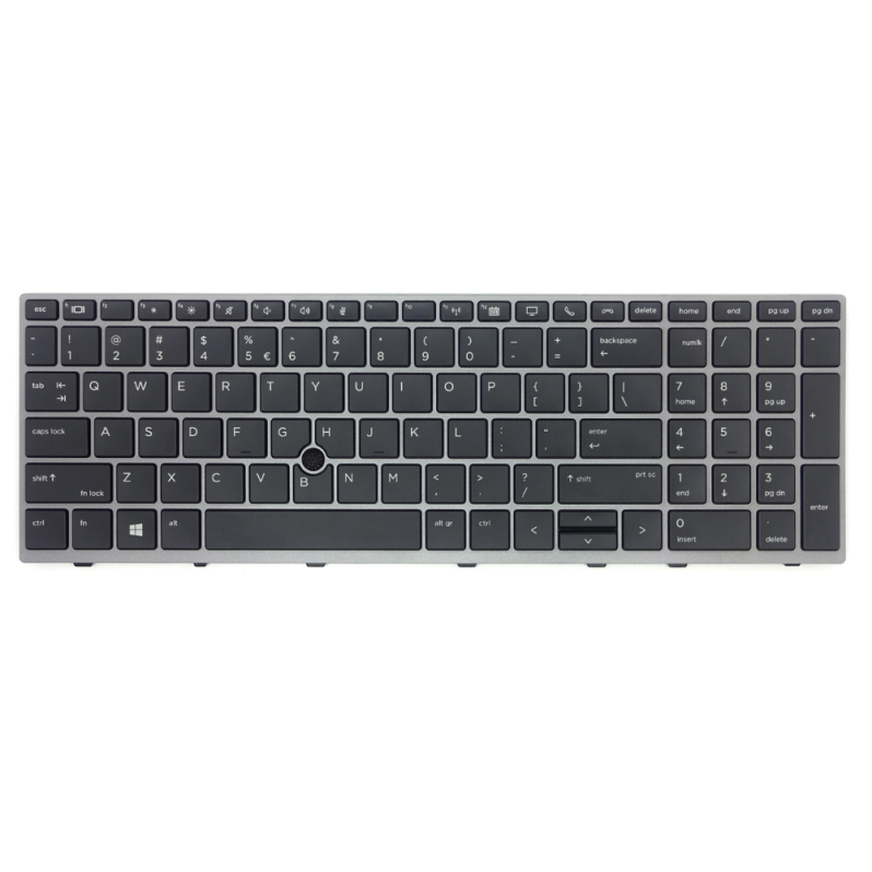 Tastatura originala HP ZBook 15u G5, layout US, neagra