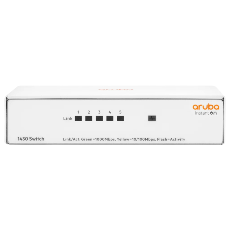 Switch HPE Aruba Instant On 1430 5G - R8R44A, 5 porturi Gigabit
