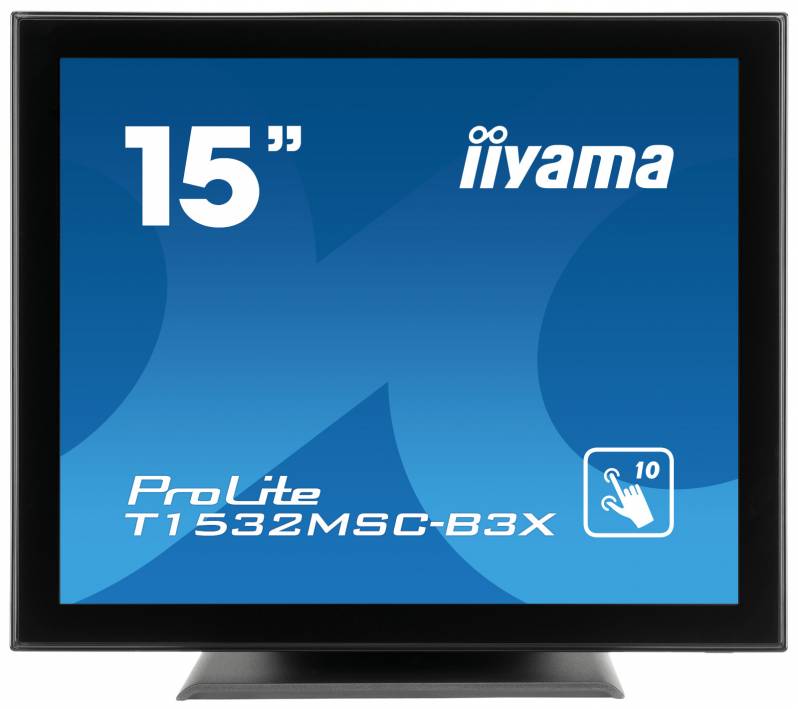 Monitor touchscreen iiyama ProLite T1532MSC, 15", negru