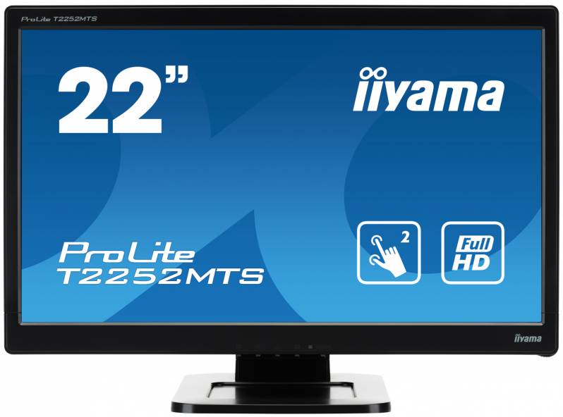 Monitor touchscreen iiyama ProLite T2252MTS, 22", Optical Multitouch, negru