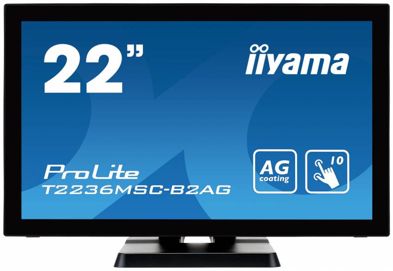 Monitor POS touchscreen iiyama ProLite T2236MSC-B2AG, 22 inch, PCAP, negru