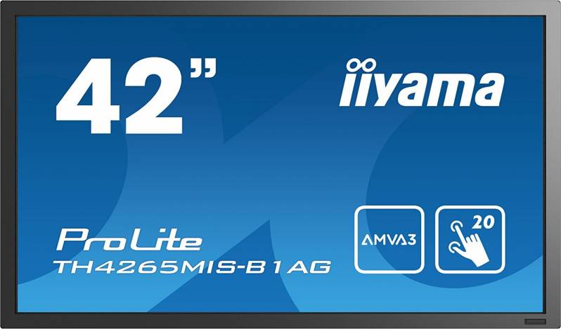 Monitor touchscreen iiyama ProLite TH4265MIS-B1AG, 42"