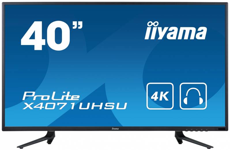 Monitor iiyama ProLite X4071UHSU-B1, 40", negru